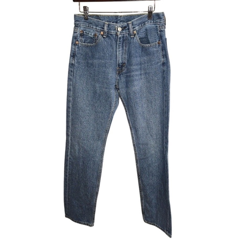 Levi's 505 Medium Blue Denim Men's Jeans Straight Leg W30 L34